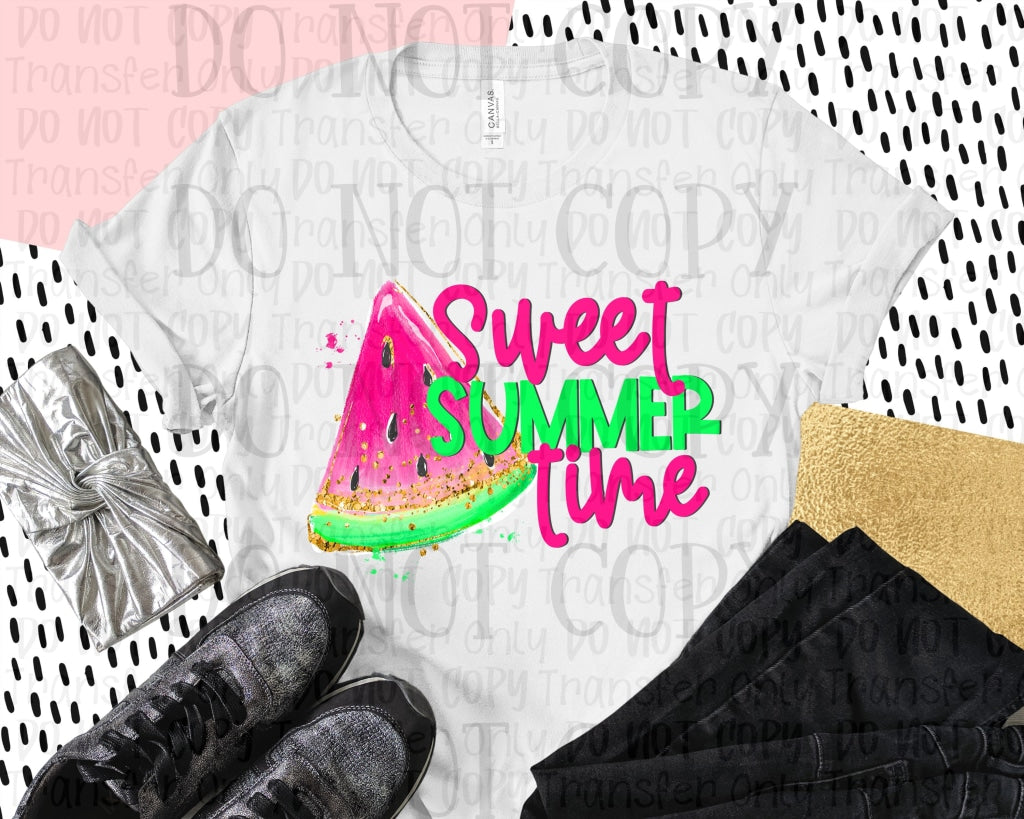 Sweet Summertime Watermelon - Sublimation Print Transfers