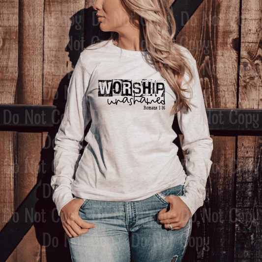 Worship Unashamed - Screen Print Transfers